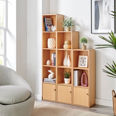 59" Set Of 3 Slim Cube Shelf Unit Towers - Danya B. - Image 2