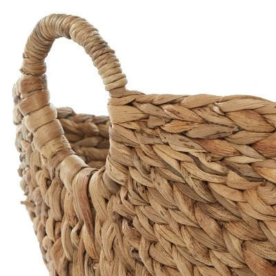 19" X 20" X 18" Brown Sea Grass Contemporary Storage Basket - Olivia & May - Image 4