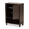 Rossin Modern Wood 2 Door Entryway Shoe Cabinet - Baxton Studio