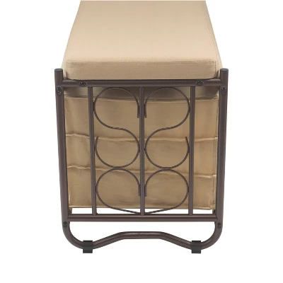 Organize It All Shoe Rack With Bench - Image 3