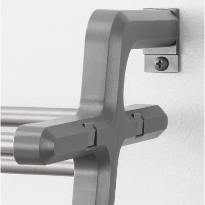 Whitmor 5 Tier Leaning Shoe Rack Black - Image 2