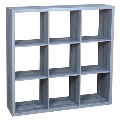 Home Basics 9 Open Cube Organizing Wood Storage Shelf - Image 2