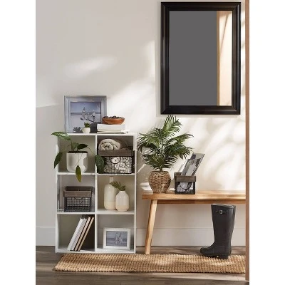 Design Imports Set Of 6 Antique Silver Finish Farm House Baskets - Image 5