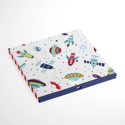 Bacati - Space Multicolor Boys Cotton Storage Box Large - Image 2