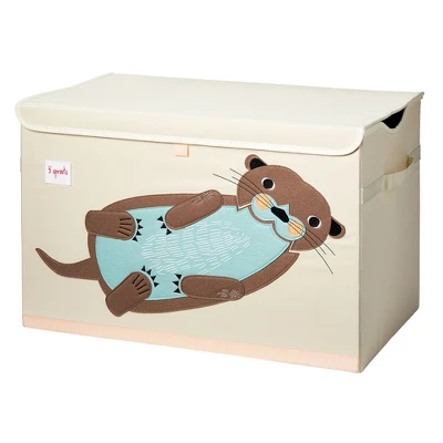 3 Sprouts Collapsible Multipurpose Toy Chest Lidded Storage Organizer Bin For Kids And Toddler Playroom Or Bedroom - Image 13