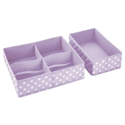 MDesign Kids Fabric Dresser Drawer And Closet Storage Organizer, Set Of 4 - Image 6
