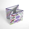 Bacati - Botanical Purple Storage Box Small
