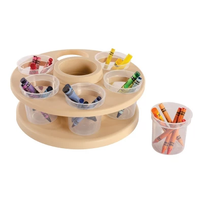Kaplan Early Learning Spinning Tabletop Art Storage - Image 5