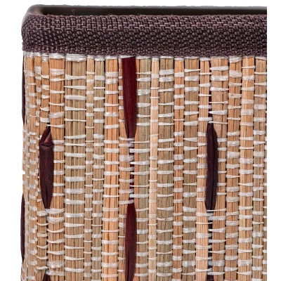 Vintiquewise Beige Foldable Decorative Storage Box For Living Room, Bedroom, Dining, Playroom Or Office - Image 6