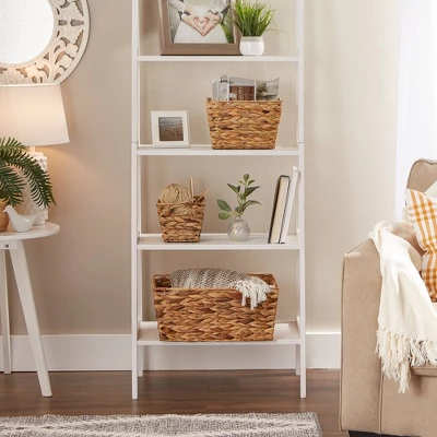 Design Imports Set Of 3 Water Hyacinth Baskets Natural - Image 7