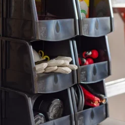 IRIS USA Stackable Plastic Food Storage Bin