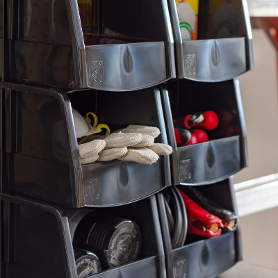 IRIS USA Stackable Plastic Food Storage Bin