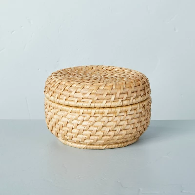 Woven Basket With Lid Natural - Hearth & Hand⢠With Magnolia - Image 4