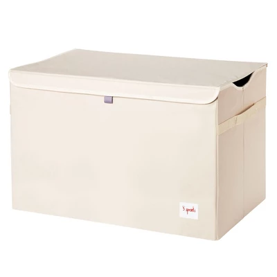 3 Sprouts Collapsible Toy Chest Storage Organizer Bin For Boys And Girls Playroom Nursery Bundle With Polka Dot Elephant And Sloth Designs (2 Pack) - Image 3