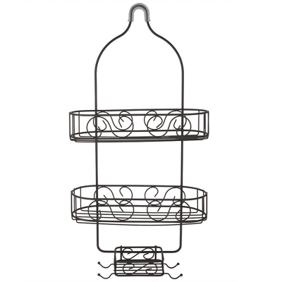 Home Basics Scroll Shower Caddy - Image 2