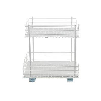 Household Essentials 15" 2-Tier Pantry Organizer White - Image 5