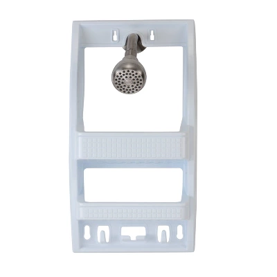 Flexi Shower Caddy Shelf White - Bath Bliss - Image 2