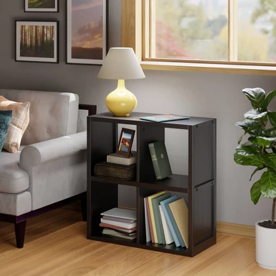 27" Timothy Shelf 2X2 Slots Black - Winsome - Image 7