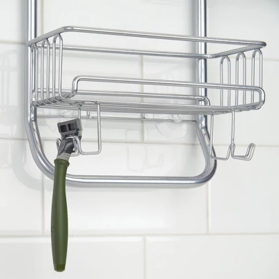 MDesign Metal Large Bath Tub & Shower Caddy, Hanging Storage Organizer - Image 3