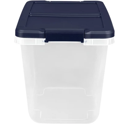 Home Logic 29qt 6pk Storage Bins Clear
