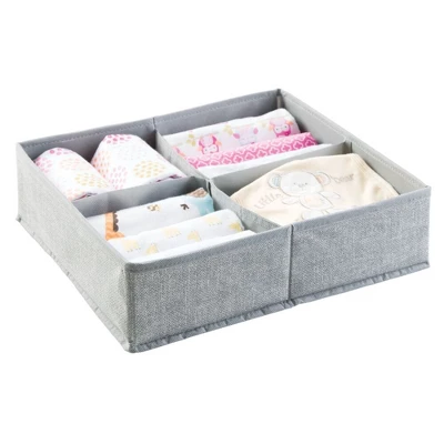 MDesign Kids Fabric Dresser Drawer And Closet Storage Organizer, Set Of 4 - Image 4