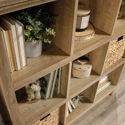 47" Garden Villa 9 Cube Organizer Orchard Oak - Sauder - Image 4