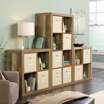 Stow Away 8 Cube Organizer Lintel Oak - Sauder - Image 2