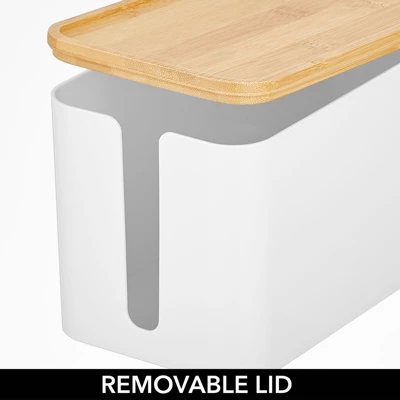 MDesign Cable Management Box - Organizer For Cords - Image 3