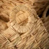 16.25"H Sullivans Seagrass Handled Basket Set Of 4, Natural