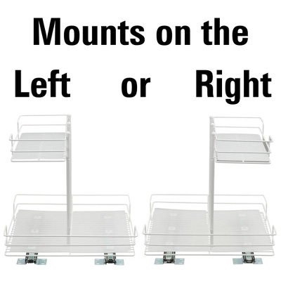 Household Essentials Double-Sided Pantry Organizer White - Image 5