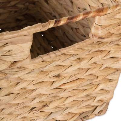 Design Imports Set Of 3 Water Hyacinth Baskets Natural - Image 3