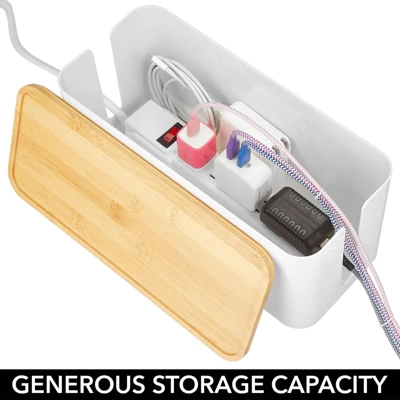 MDesign Cable Management Box - Organizer For Cords - Image 2
