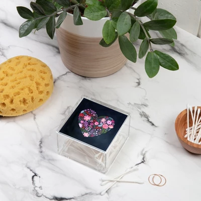 Stephanie Corfee Heart Aflutter 4" X 4" Acrylic Box - Deny Designs - Image 2