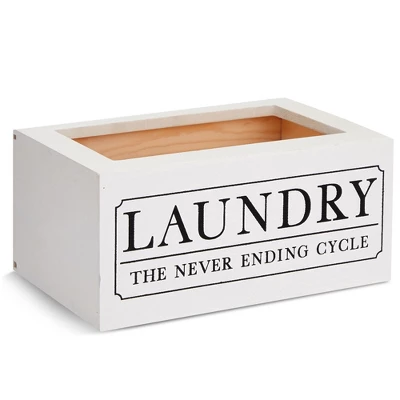 Farmlyn Creek Dryer Sheet Holder For Laundry Room Organization, Farmhouse-Style Decor, Dryer Sheet Box Cover, Holds 120 Sheets, White, 8x5x4 In - Image 5