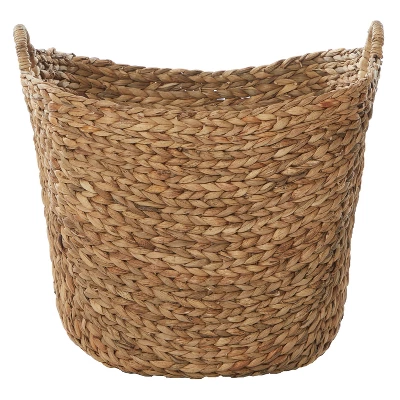 19" X 20" X 18" Brown Sea Grass Contemporary Storage Basket - Olivia & May - Image 5